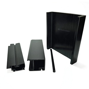 Extrusions en plastique de catégorie des véhicules à moteur rigides durables résistantes UV de PVC + PC + ABS + ASA coupant texturisé extérieur intérieur de profils - Product Image 3