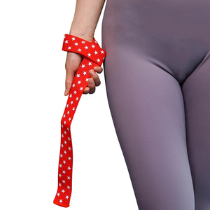 Correas de Levantamiento de Pesas con Estampado de Estrellas al por Mayor, Proveedor de Equipos de Soporte para Muñecas Acolchados de Neopreno de Marca Privada - Product Image 3