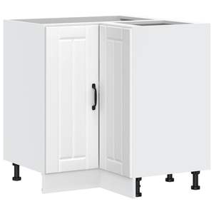 Gabinete Esquinero Bajo de Cocina de Madera Sintética Blanca Mediana - Product Image 2