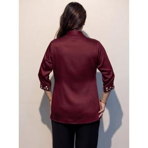 Chemise tendance pour femmes avec tissu doux et coupe moderne pour un style quotidien confortable, acheter directement auprès du fournisseur - Product Image 4