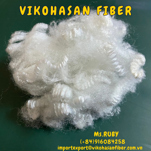 ราคาขายส่ง ใยสังเคราะห์ Vikohasan รีไซเคิลสีขาว 15D HS แบบกลวงเคลือบซิลิโคน สำหรับยัดไส้ของเล่น หมอน ผ้านวม เบาะรองนั่ง โซฟา เฟอร์นิเจอร์ - Product Image 6