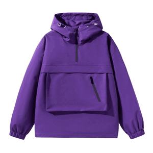 High Quality Custom 3D Logo <b>Quarter</b> <b>Zip</b> Thermal Winter Hoodie 100% Cotton Manufacturer's Embroidery Print - Product Image 5