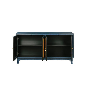 Rattan Accent <b>Living</b> Room Cabinet - Product Image 2