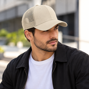 <b>Velcro</b> <b>Strap</b> 6 Panel Foam Trucker Hat Unisex Mesh Back Flat Brim Low Profile Sports OEM Custom Logo Foam Trucker Hats Headwear - Product Image 2