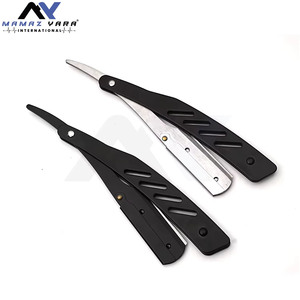 Professional Folding <b>Straight</b> <b>Razor</b> for Men Stainless Steel Manual Shaver Barber Grade Salon Shaving Tool Replaceable Blade - Product Image 4