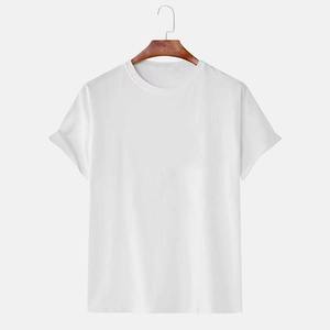 Camiseta de hombre de alta calidad, corte holgado, tela ligera, cómoda, transpirable, informal, con cuello redondo, estilo streetwear. - Product Image 4