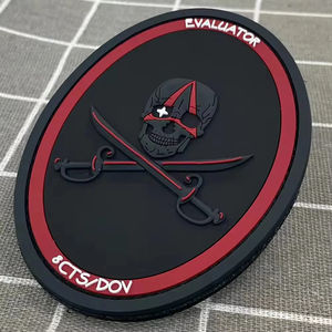 Étiquettes personnalisées en PVC souple transparent avec logo, patchs à coudre, fabricant de patchs en caoutchouc écologiques pour chapeaux et accessoires vestimentaires - Product Image 2