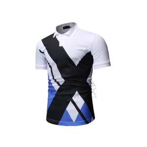 T-shirt Ringer à Manches Courtes en Polyester/Coton Anti-Plis, Écologique, Imprimé par Sublimation du Logo Avant, Prix Bas, Vente en Gros - Product Image 6