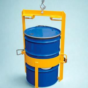 Jaula de elevación de doble tambor, equipo de manipulación de bidones de aceite de alta resistencia para grúas, elevadores, almacenes, fábricas e industria. - Product Image 2