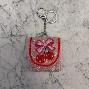 Beaded Evil Eye <b>Keychain</b> Boho Protection Charm Collection Life Bag Accessory Seed Beads Threadwork Beaded BY MULTI CRAFT - Product Image 3