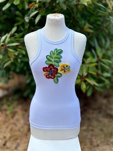 Sustainable Satin One-Piece Cami Tank <b>Top</b> for Women Sexy <b>Heart</b> Short Length Dazzling Beaded Hollow Decoration Valentine's Day - Product Image 3