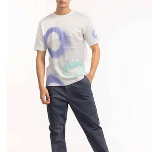 Camiseta Personalizada con Logotipo para Hombre, Ecológica, Transpirable, de Poliéster/Algodón, Opciones de Tallas Grandes, Alta Calidad, Venta al Por Mayor - Product Image 2