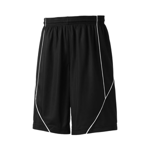 กางเกงขาสั้นออกกำลังกายผู้ชายแบบกลับด้านได้ ผ้าแคนวาสผสมคอตตอนและโพลีเอสเตอร์ เอวยางยืดแบบสั่งทำ ดีไซน์ตาข่าย ทึบสี ลำลอง พิมพ์ลายแบบ Sublimation - Product Image 2