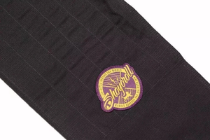 Uniforme de BJJ Shoyoroll Batch 83 Mamba Competitor, 450 GSM, Negro, con Bolsa - Product Image 5