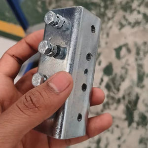 Connecteur de rail en acier inoxydable de haute qualité, coupleur de rail en C, connecteur de canal en C robuste pour système de convoyage sur rail - Product Image 3