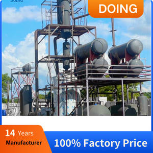 Raffiner l'huile de pyrolyse de boue de pneu/plastique/huile à l'usine de distillation d'huile usée brute de récupération de machine Diese - Product Image 4