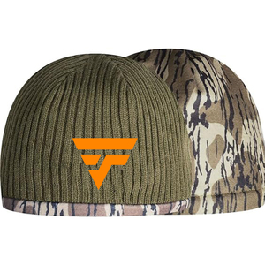 Gorro de Camuflaje Blanco con Bordado de Logotipo Naranja, Gorro de Invierno Unisex para Adultos, Gorro de Camuflaje Cálido para Hombre, Gorro de Forro Polar para Caza - Product Image 2
