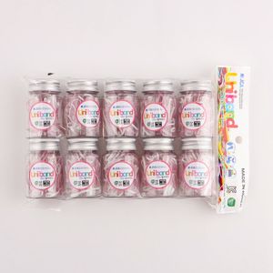 Bandas elásticas para el cabello Uniband de TPU hechas en Corea, lazos para el cabello unisex casuales, empaquetadas en botella. - Product Image 1