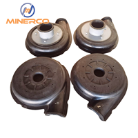 Minerco Chine Fabricant de revêtements de volutes pour pompes à boues minières, Pièces d'usure pour pompes industrielles, Composants de pompes, Garantie 1 an, OEM/ODM