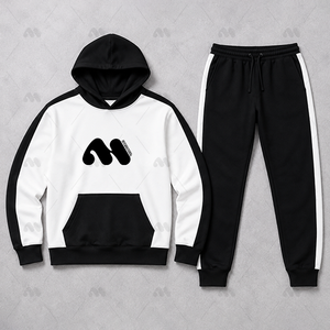 Conjunto Deportivo Personalizado para Hombre, Sudadera con Capucha y Pantalones Jogger, Diseño 2 en 1, Poliéster/Algodón, Ropa Deportiva de Invierno, Traje de Entrenamiento, Venta al Por Mayor - Product Image 5