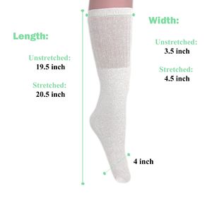 Calzini sportivi a tubo da donna e da uomo, 6 paia, in cotone, al ginocchio, taglia dalla 9 alla 15 - Product Image 6