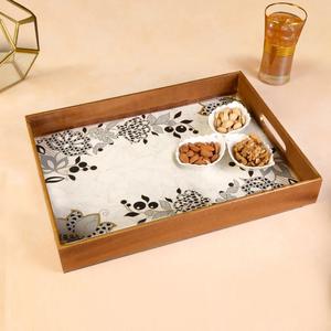 Premium Enamel Serving Tray Enamel Tray with Smooth Edges Enamel Tray Enamel Tray Bulk Supply Enamel Tray for Gift Items - Product Image 1