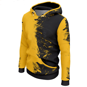 Bulk Custom Logo Sublimation <b>Men's</b> Fleece Hoodies 100% Cotton Full Color Print Casual Street-wear Heavyweight Urban Fashion Wear - Product Image 1
