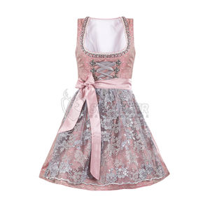 Elegante Vestido Dirndl Bávaro para el Oktoberfest, Traje Folclórico Alemán Clásico para Mujer - Product Image 6