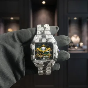 Reloj Mecánico de Lujo con Esfera Redonda Verde, Números Romanos, Correa de Acero Inoxidable de 20 mm y Cristal de Zafiro para Hombre - Product Image 2