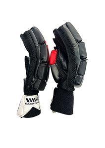 Gants de frappe de cricket Mannu Sports, fermeture Velcro, légers, respirants, protection supplémentaire, cuir PU de haute qualité, toutes saisons - Product Image 2