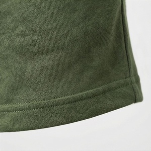 Women's 2 Piece Solid Green <b>Knitted</b> Shorts <b>Set</b> Short Sleeve Crew Neck Loose Fit Casual Above Knee Breathable Cotton Bamboo Fiber - Product Image 6