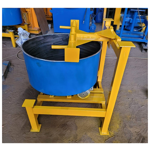 Malaxeur industriel PM T6, capacité de 300 à 500 kg, machine à béton avec déchargement manuel par le bas et grattoirs robustes - Product Image 4