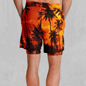 Pantalones Cortos Deportivos de Malla para Hombre, de Poliéster con Estampado por Sublimación de Alta Calidad, con Bolsillo, Cómodos para Hacer Ejercicio y para Usar en la Calle - Product Image 2