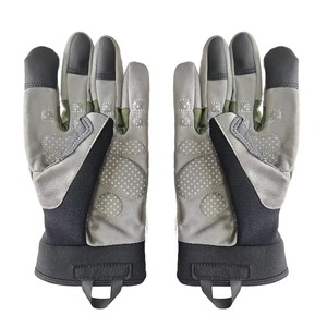 Tactical Mechanic <b>Work</b> Gloves <b>Leather</b> Palm Safety Gloves Construction Assembly <b>Tool</b> Handling Durable Hand Protection - Product Image 4