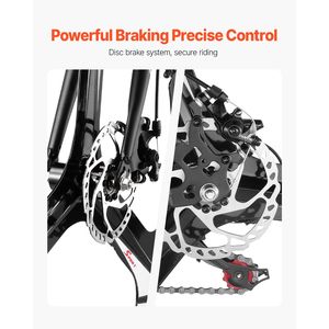 Bicicletta Sportiva Urbana per Adulti con Ruote da Corsa 700C e Sistema di Trasmissione SHIMANO a 24 Velocità, Bicicletta da Pendolare a 21 Velocità - Product Image 5
