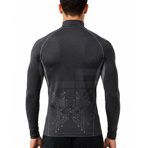 Tight Fit Muscle Support <b>Compression</b> Top <b>For</b> Football Players Moisture Wicking Fabric And Soccer Training Sessions - Product Image 4