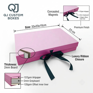 Caja Rígida Magnética Plegable de Lujo, Reutilizable y Ecológica, con Logotipo Personalizado al por Mayor, para Sets de Cosméticos y Cuidado de la Piel - Product Image 1