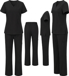 Tenues médicales unisexes 100 % coton avec logo personnalisé, détection d'aiguilles intégrée, conçues pour les médecins et les infirmières des hôpitaux – Vente chaude - Product Image 4