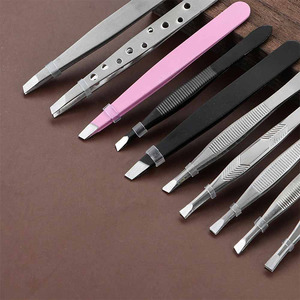 Pince à épiler en acier inoxydable 2026, pince à cheveux, tondeuse à sourcils, pince pour extensions de cils, outils de maquillage et de beauté - Product Image 5
