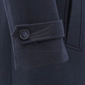 Abrigo de Lana para Hombre, Nuevo Estilo, 100% Lana/Poliéster, Transpirable, de Alta Calidad, Largo - Product Image 6