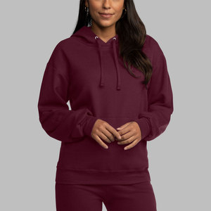 Nuevas Sudaderas con Capucha Deportivas para Hombre, de Forro Polar Dri-Power, 100% Algodón, Gruesas, Térmicas, Resistentes al Viento, Color Granate, con Logotipo Digital Personalizado - Product Image 5