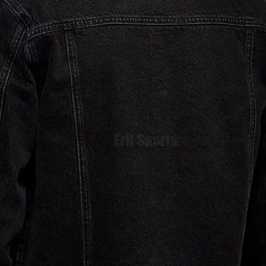 Professional Manufacture <b>Slim</b> <b>Fit</b> Men Winter <b>Jacket</b> Casual Outdoor Use Stand Collar Front Logo 100% Cotton Jeans <b>Jacket</b> - Product Image 6