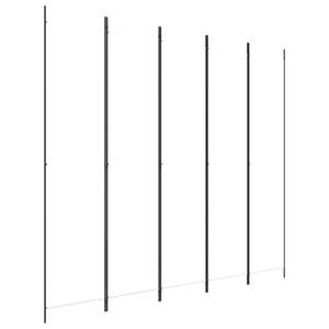 ฉากกั้นห้องผ้าสีขาว 5 แผง ขนาด 98.4"x86.6" ผลิตภัณฑ์ฉากกั้นและฉากแบ่งห้อง - Product Image 2