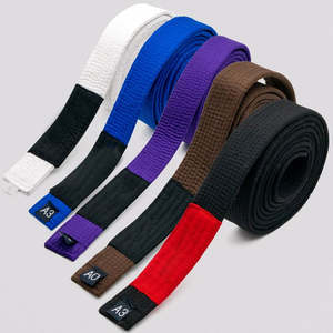 Ceinture de Jiu-Jitsu Brésilien Premium pour Adultes et Enfants, Standard IBJJF, Ceinture de Classement BJJ, Fabricant, Approvisionnement en Gros - Product Image 1