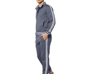 Vente en gros OEM Nouvelle Collection Personnalisée Haute Qualité Grande Taille Unisexe Imprimé Uni Décontracté Polyester/Coton Polaire Survêtement d'Hiver - Product Image 6