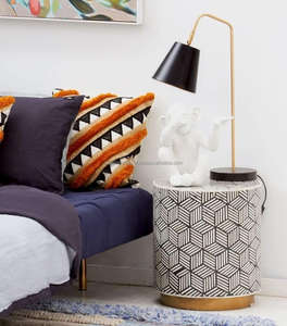 <b>Top</b> Quality Stylish Design Handmade Bone Inlay Console Side Stool for Home Hotel Office Decor At Lowest Price resin crafts sale - Product Image 5