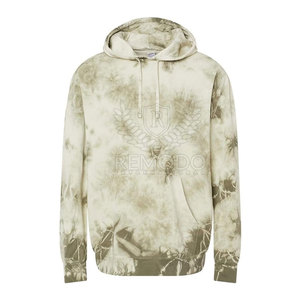 OEM Service Custom Front Logo Design Women <b>Tie</b> <b>Dye</b> <b>Hoodie</b> 100% Cotton Knitted Breathable Street Clothing With Pockets - Product Image 1