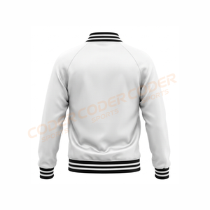 Veste universitaire en satin avec logo personnalisé, coupe ajustée, veste bomber, veste pour garçons, sublimation, polyester, broderie personnalisée, vestes pour hommes - Product Image 5