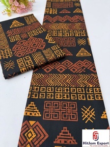 Tissu Premium Double Face en Coton 100% Imprimé Wax Africain Effet Occultant, Matière pour Robe Ankara, Tissu Personnalisé OEM ODM - Product Image 2