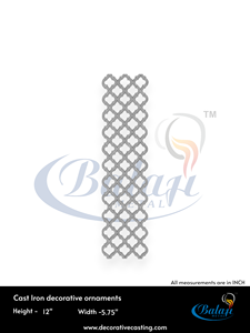 Piezas de Puerta de Jardín de Acero Gris Jali Fundido a Presión, Modernas y de Precisión, Fabricación Personalizada, Fabricante OEM, Venta al por Mayor, Balaji Metals - Product Image 3